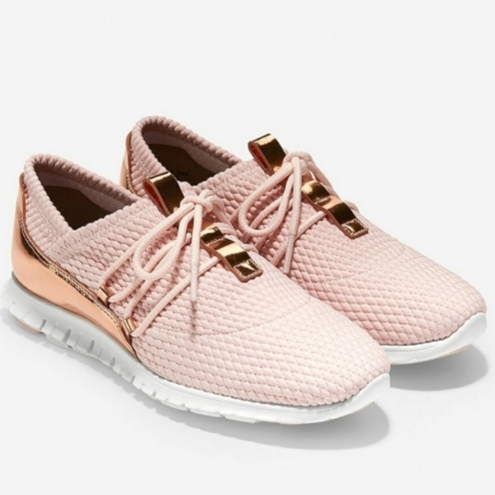 Cole Haan ZeroGrand Pink Quilted Sneakers